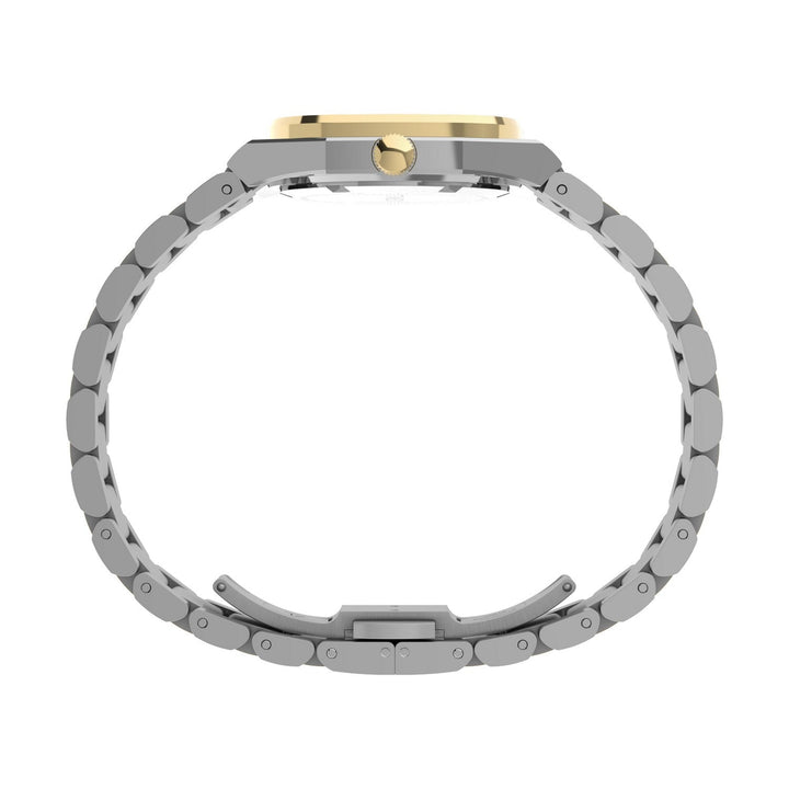 Timex Watches Womens Timex® Quartz E Line 30mm Stainless Steel Bracelet Watch TW6A00800