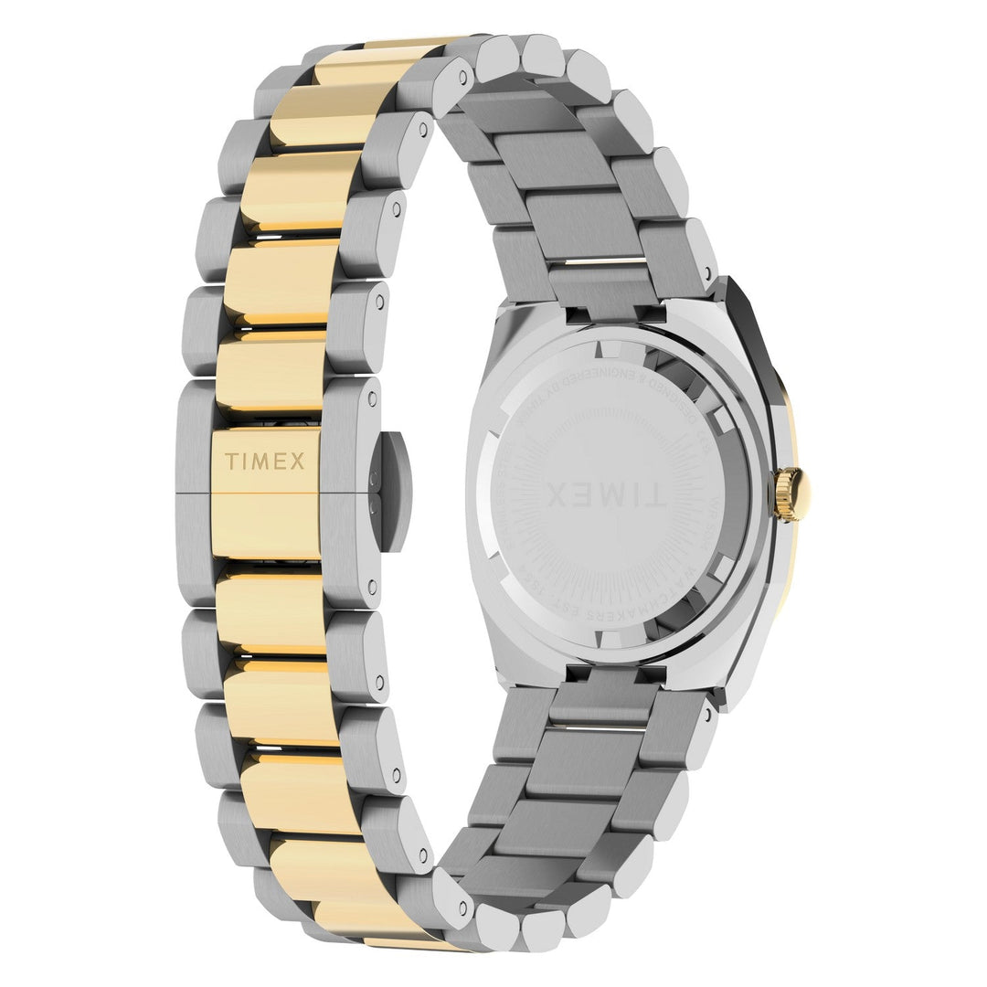 Timex Watches Womens Timex® Quartz E Line 30mm Stainless Steel Bracelet Watch TW6A00800