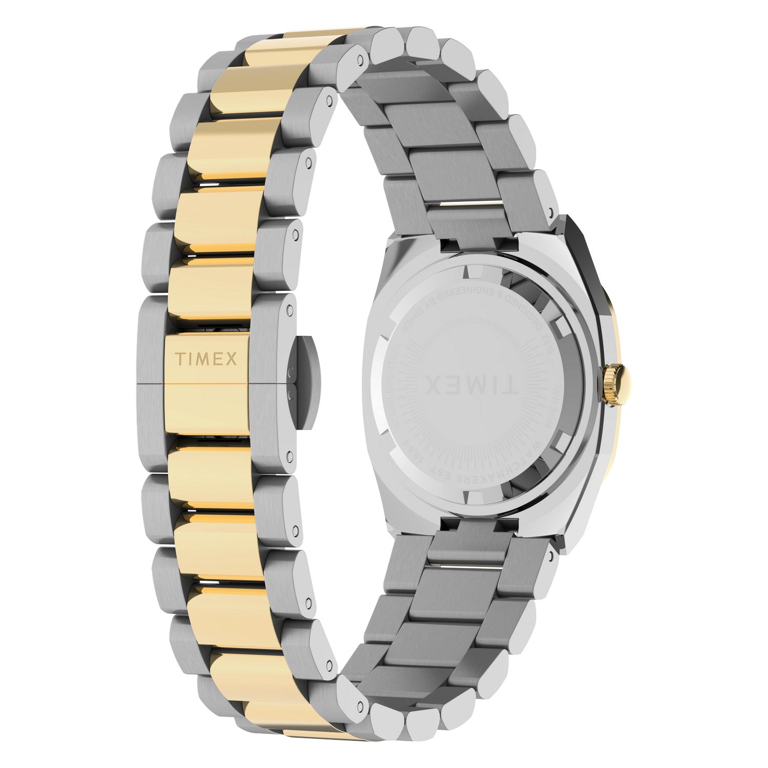 Timex Watches Womens Timex® Quartz E Line 30mm Stainless Steel Bracelet Watch TW6A00800