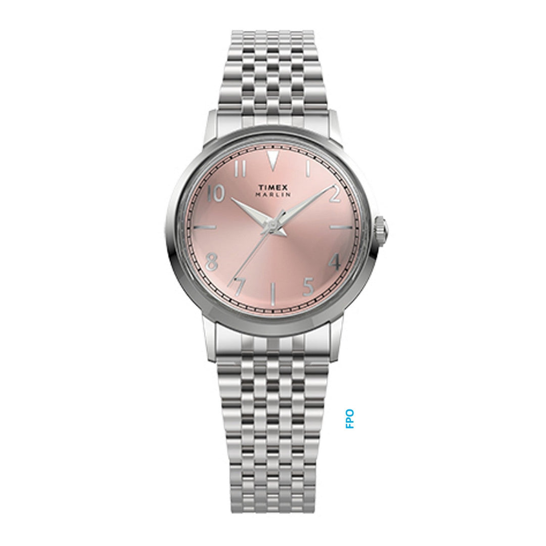 Timex Watches Unisex Marlin® 34mm Stainless Steel Bracelet Watch TW6A03900