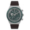 Timex Watches Mens Peanuts® x Q Timex Chronograph 40mm Leather Strap Watch TW6A04400