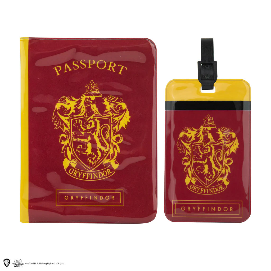 Harry Potter Tag + Passport cover SET Gryffindor CR2511