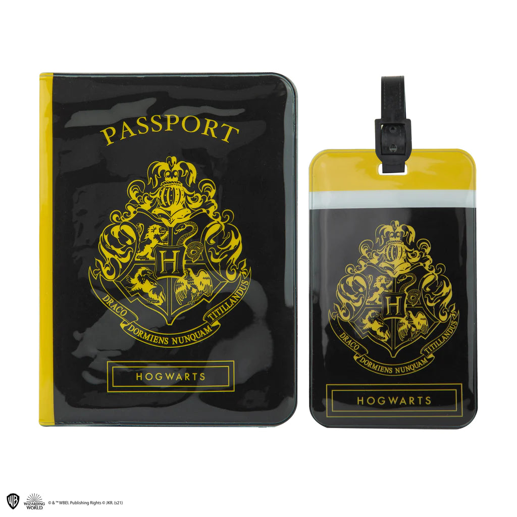Harry Potter Tag + Passport cover SET Hogwarts CR2510