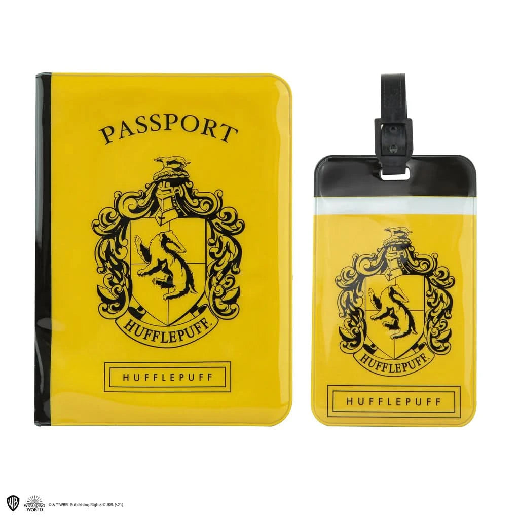 Harry Potter Tag + Passport Cover Set - Hufflepuff CR2514