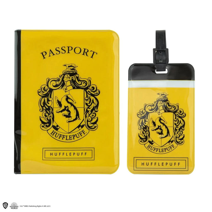 Harry Potter Tag + Passport Cover Set - Hufflepuff CR2514