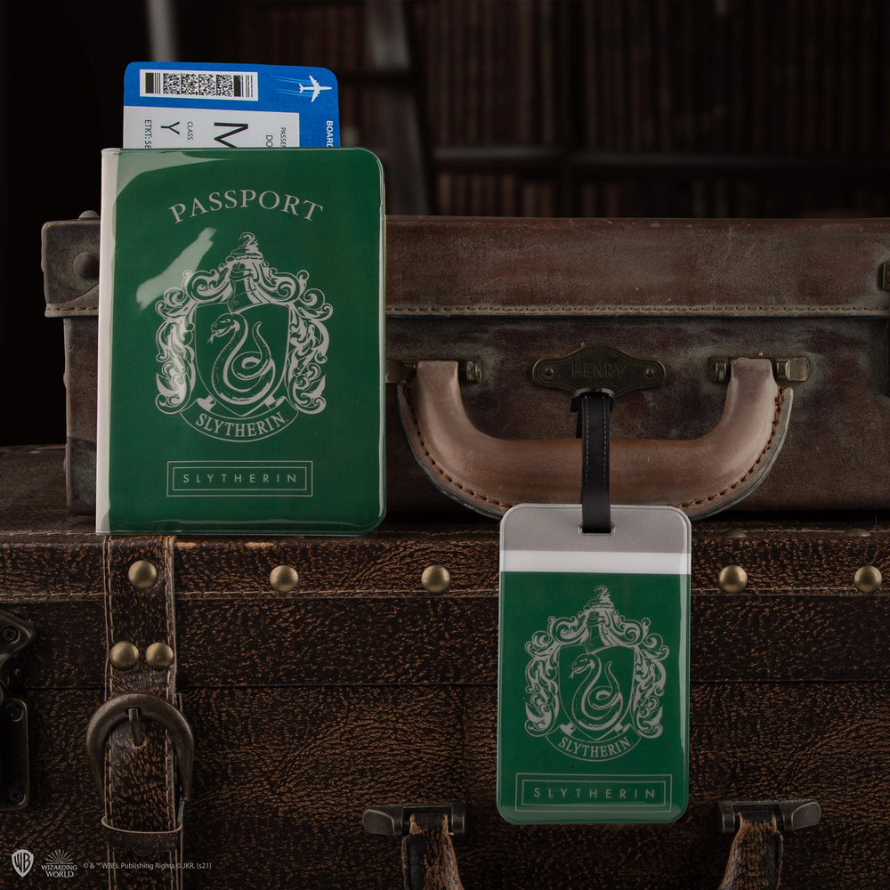 Harry Potter Tag + Passport cover SET Slytherin CR2512