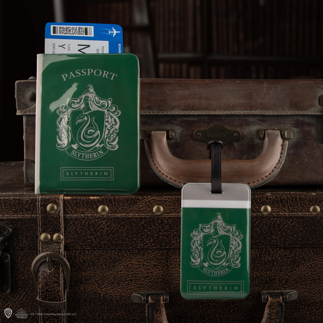 Harry Potter Tag + Passport cover SET Slytherin CR2512