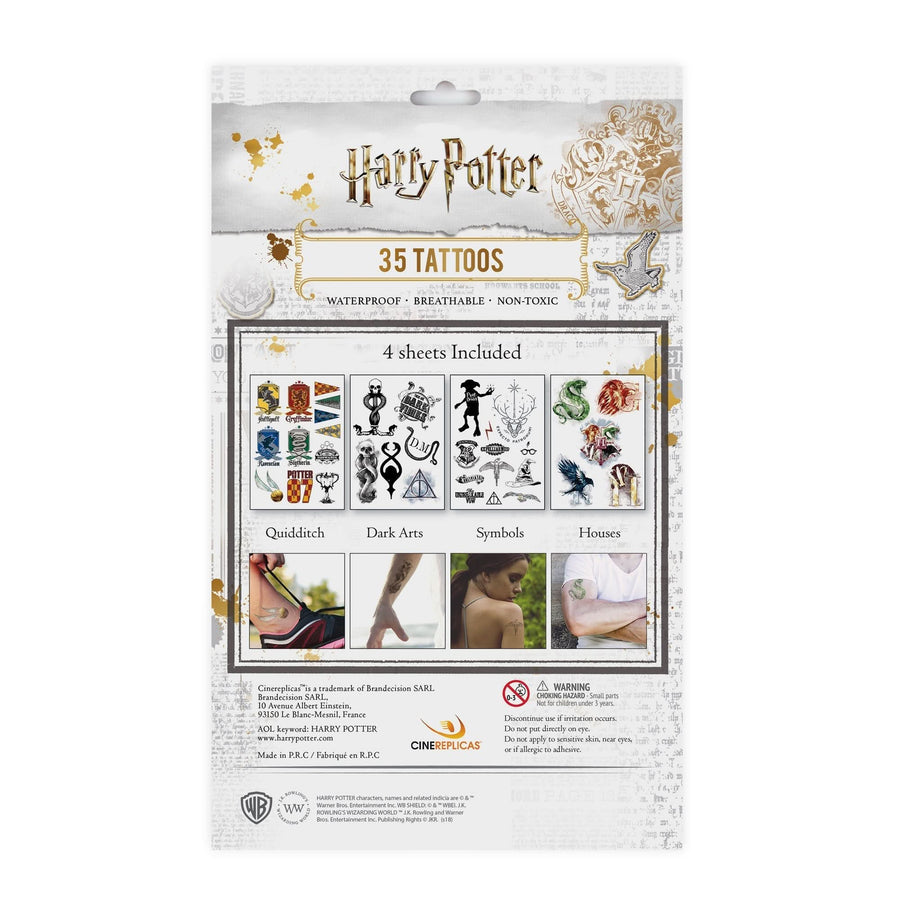 Harry Potter Set Of 35 Harry Potter Temporary Tattoos CR2606