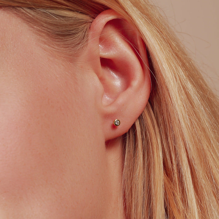 Alexis | 9ct Yellow Gold 0.10ct tw Lab Grown Diamond Earrings