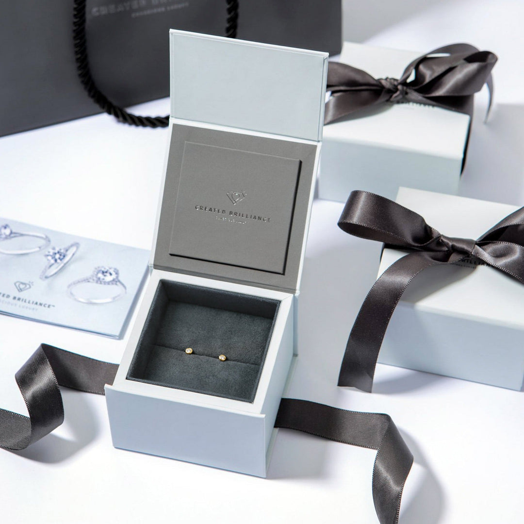 Alexis | 9ct Yellow Gold 0.10ct tw Lab Grown Diamond Earrings