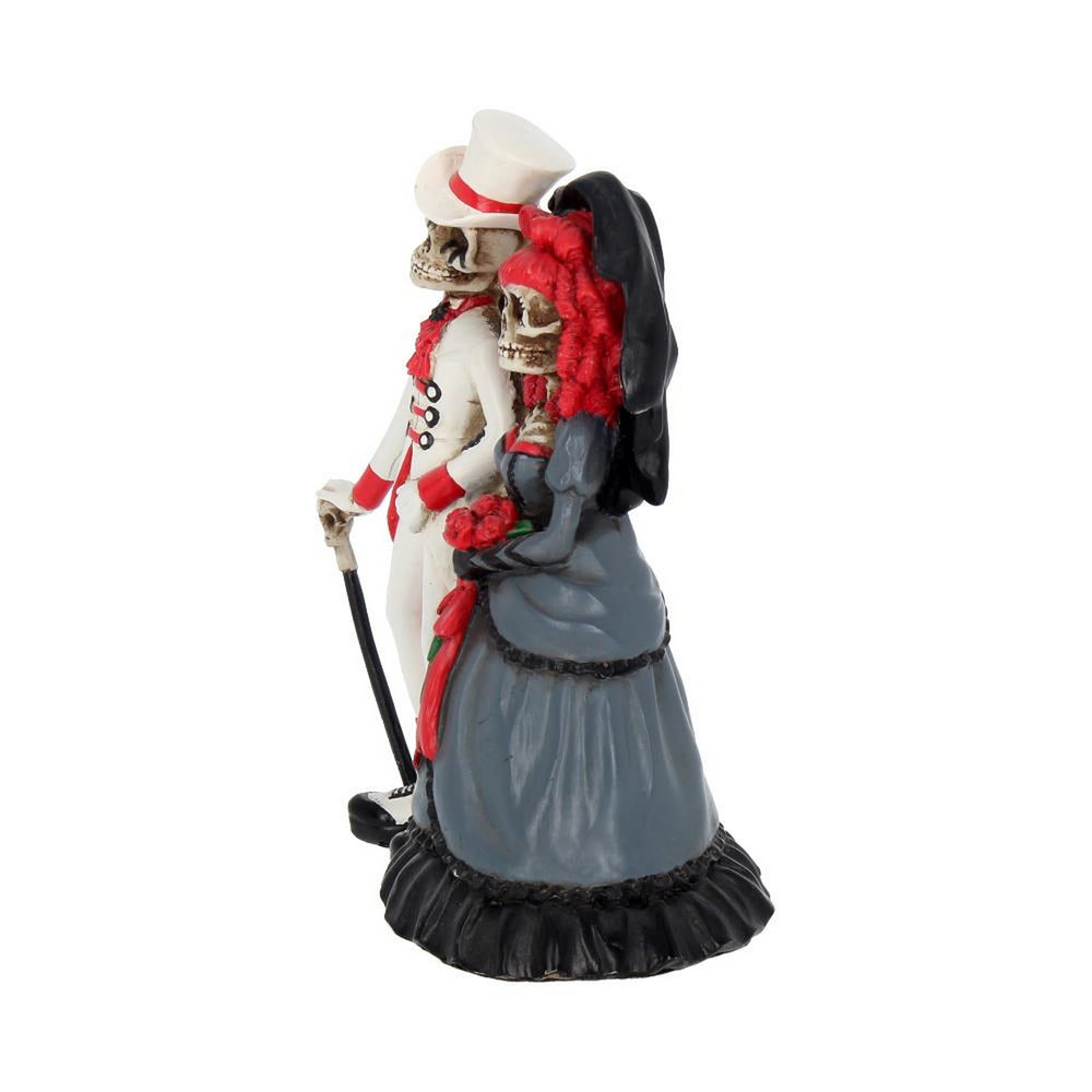 Forever By Your Side Figurine Skeleton Wedding Bride Groom Valentine U1502D5