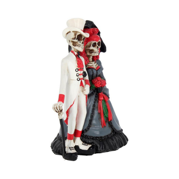 Forever By Your Side Figurine Skeleton Wedding Bride Groom Valentine U1502D5
