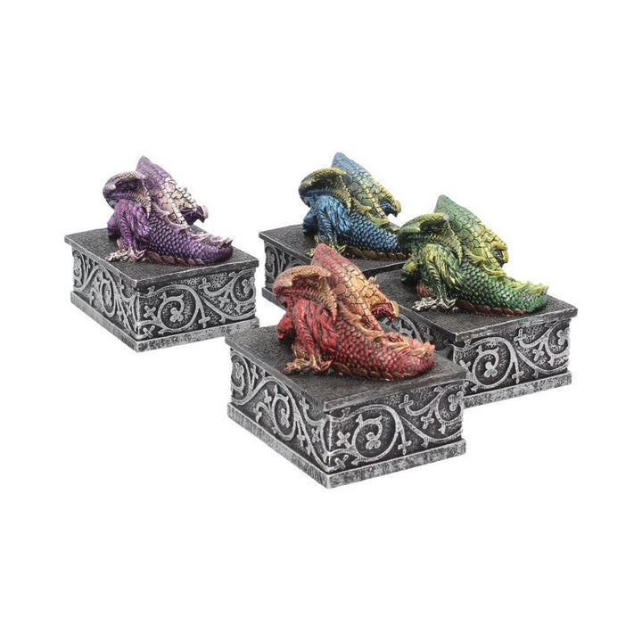 Dragons Safehold Box Set of 4 Trinket Boxes U2008F6