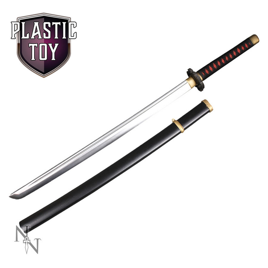 Black Handled Samurai Katana U2044F6