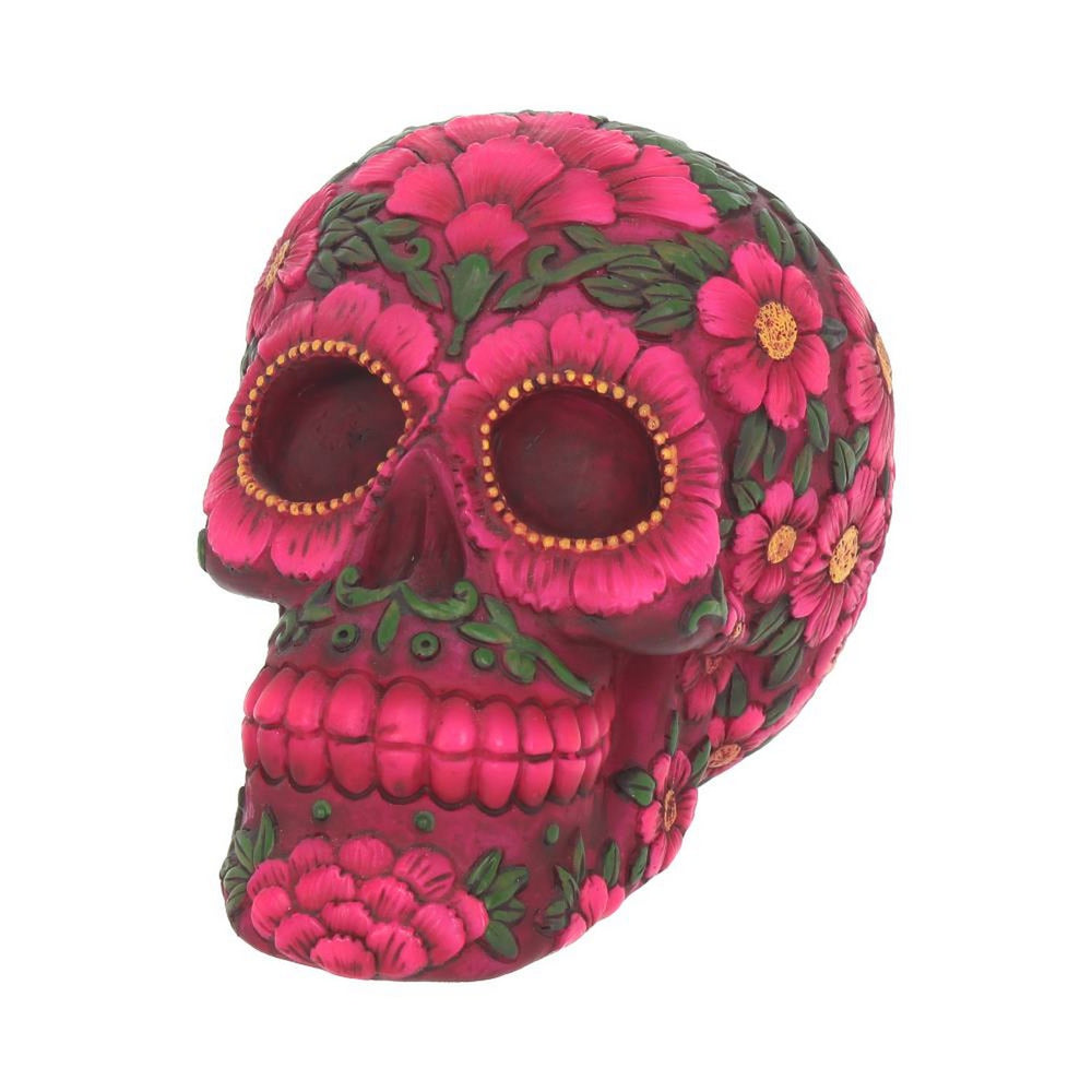 Sugar Blossom Pink Skull 14.5cm U2097F6