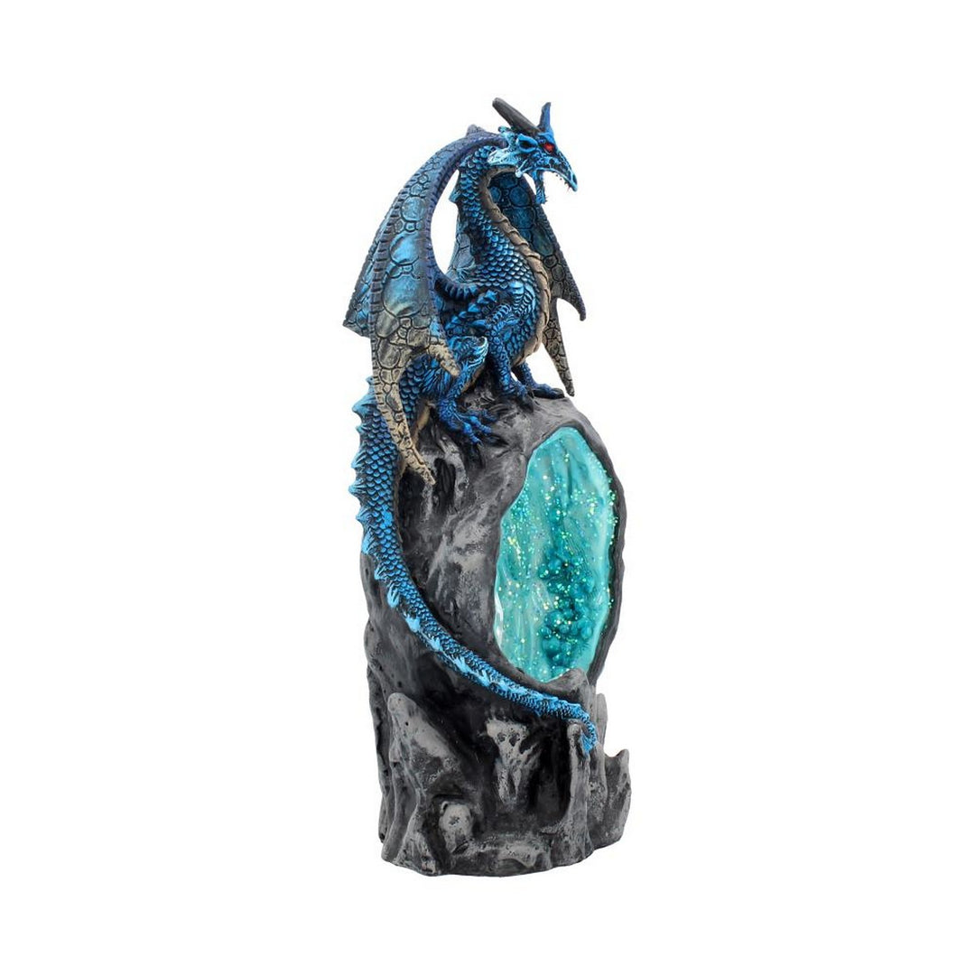 Frostwing's Gateway Figurine Blue Dragon Crystal Light Up Ornament U2470G6