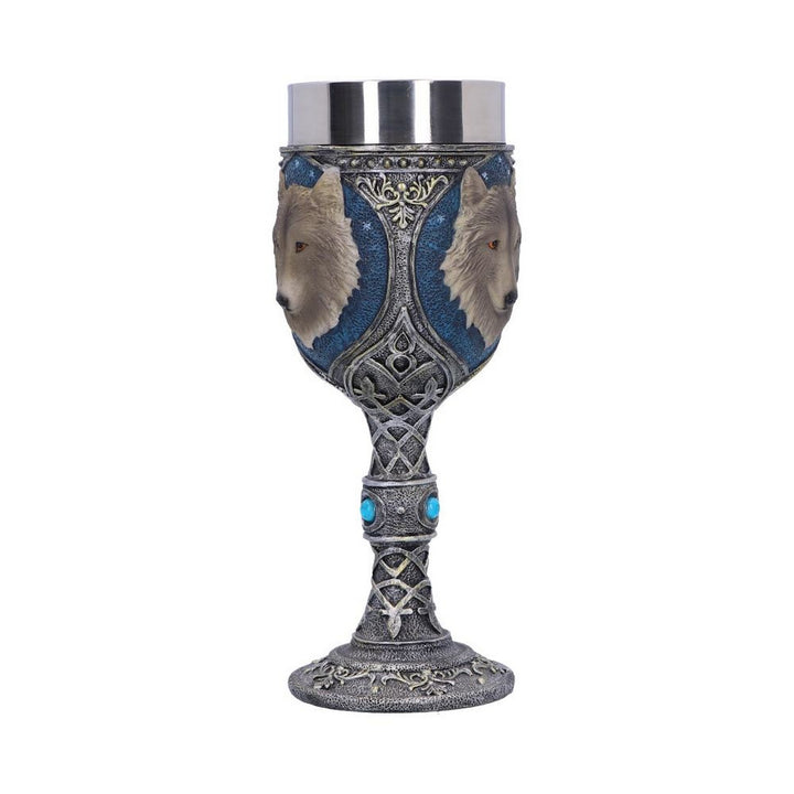 Lone Wolf Grey Animal Goblet 19.5cm U2500G6