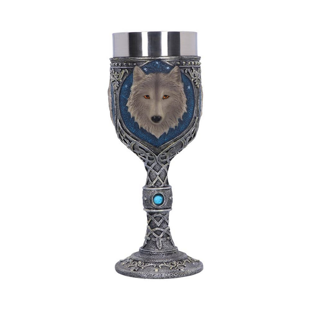 Lone Wolf Grey Animal Goblet 19.5cm U2500G6