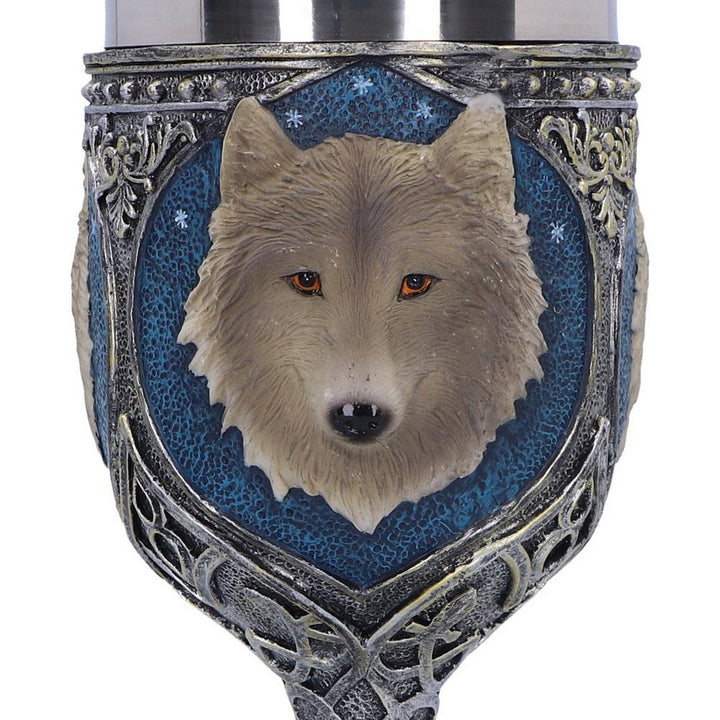Lone Wolf Grey Animal Goblet 19.5cm U2500G6