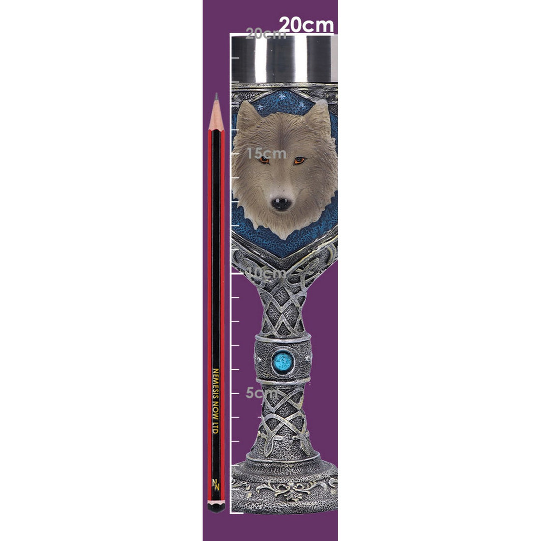 Lone Wolf Grey Animal Goblet 19.5cm U2500G6
