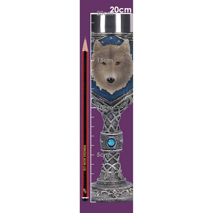 Lone Wolf Grey Animal Goblet 19.5cm U2500G6