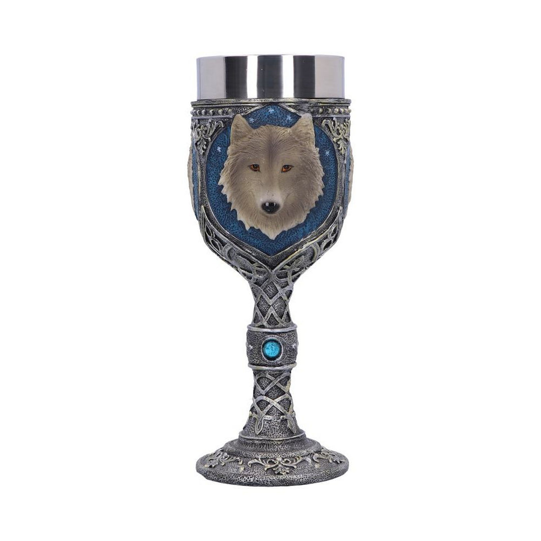 Lone Wolf Grey Animal Goblet 19.5cm U2500G6
