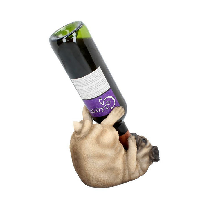 Pug Dog Guzzler Wine Bottle Holder U2805G6