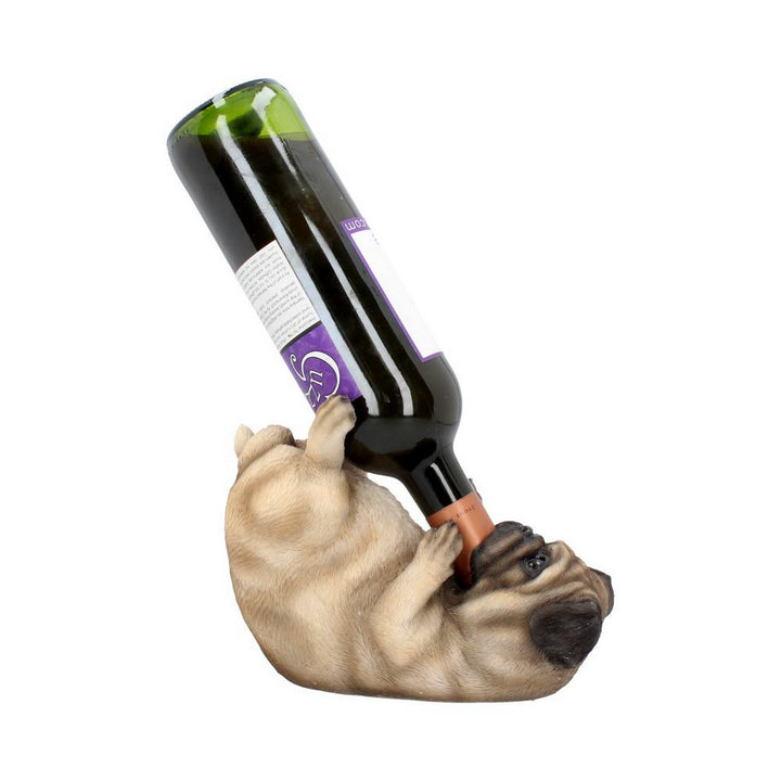 Pug Dog Guzzler Wine Bottle Holder U2805G6