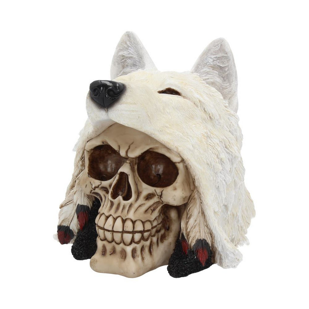 Night Wolf Skull 15.6cm U3534J7