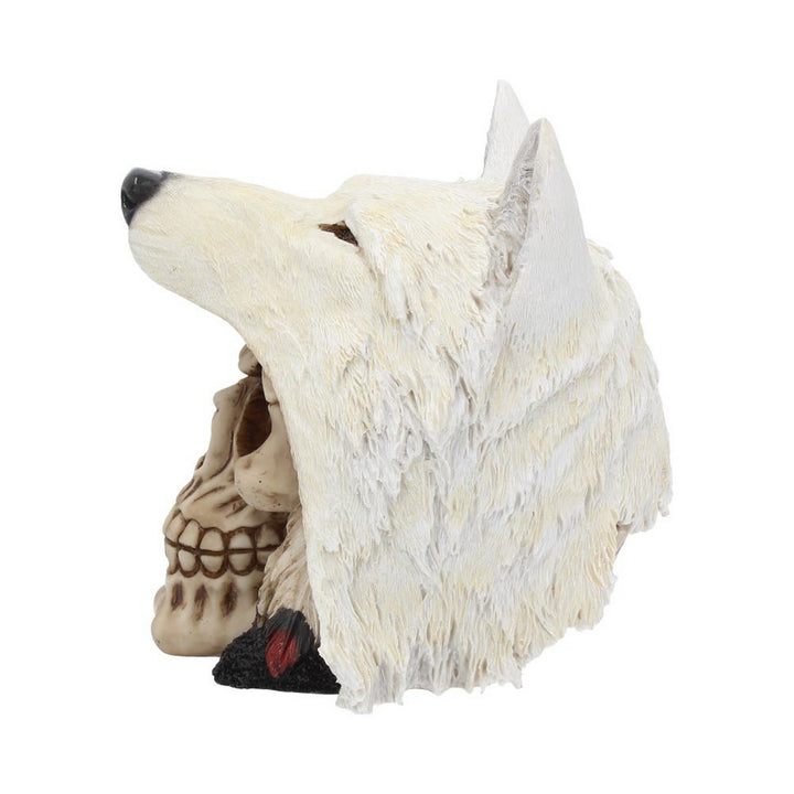 Night Wolf Skull 15.6cm U3534J7