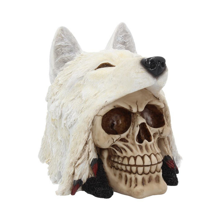 Night Wolf Skull 15.6cm U3534J7