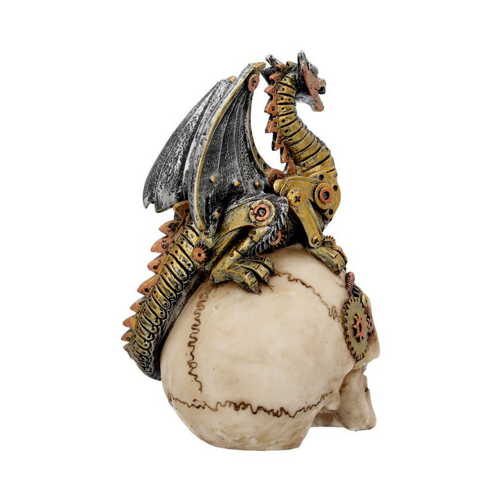 Dragon's Grasp Steampunk Skull and Dragon 18.5cm U3748K8