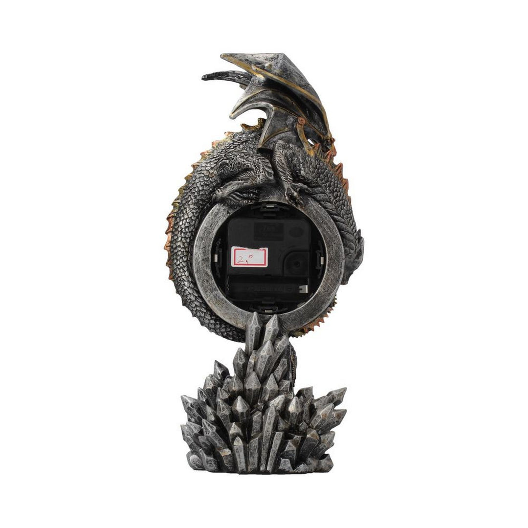 Clockwork Reign Steampunk Dragon Mantel Clock U3814K8