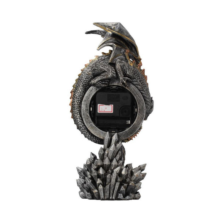 Clockwork Reign Steampunk Dragon Mantel Clock U3814K8
