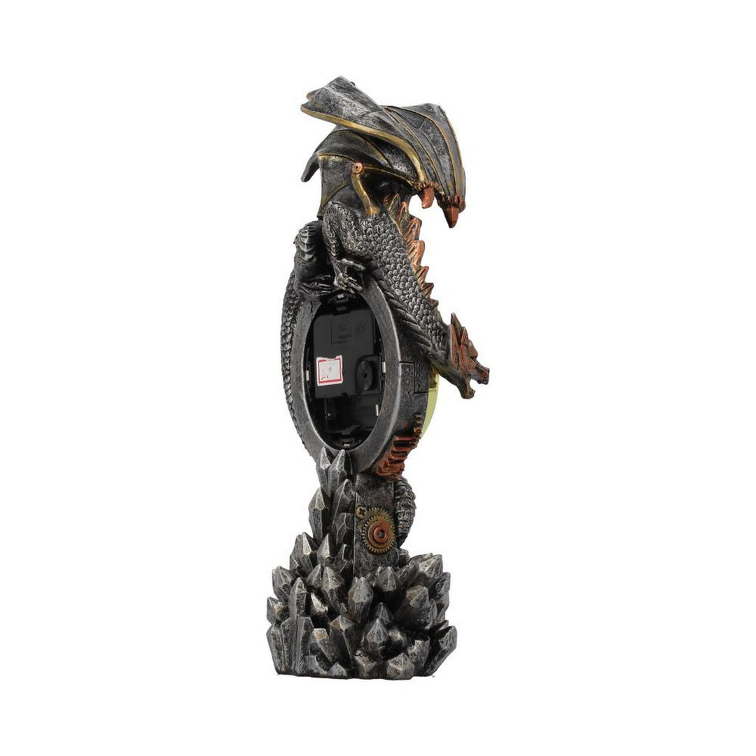 Clockwork Reign Steampunk Dragon Mantel Clock U3814K8