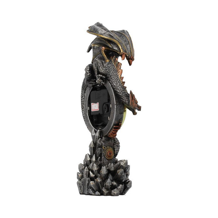 Clockwork Reign Steampunk Dragon Mantel Clock U3814K8