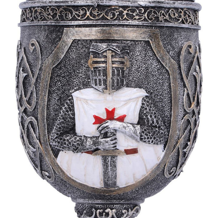 Templars Medieval Knight Goblet 19cm U3879K8
