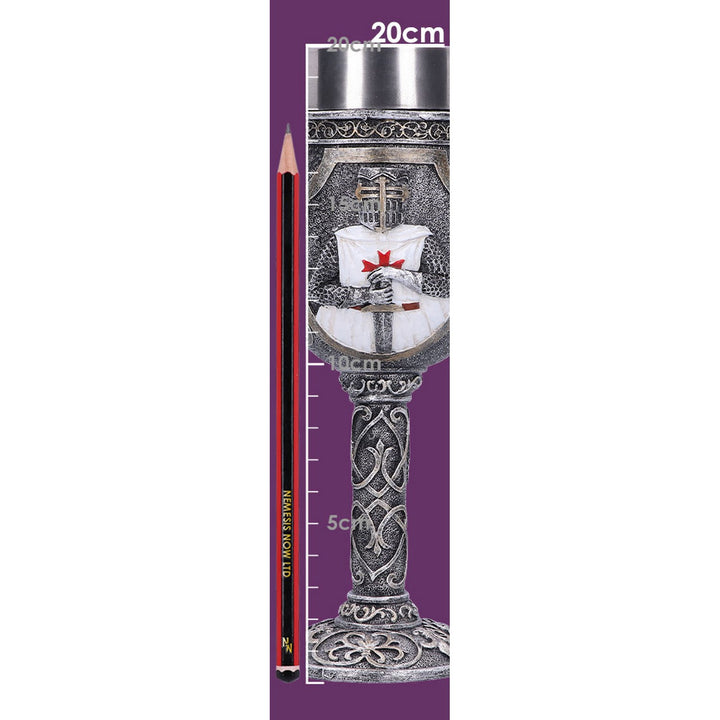 Templars Medieval Knight Goblet 19cm U3879K8