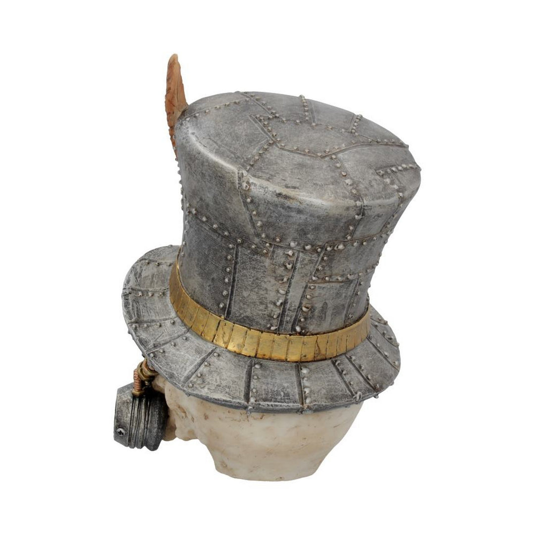 Count Archibald Steampunk Top Hat Skull 19.5cm U4069M8