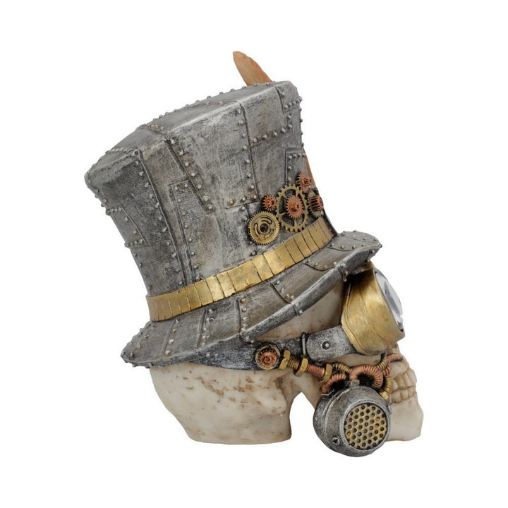 Count Archibald Steampunk Top Hat Skull 19.5cm U4069M8