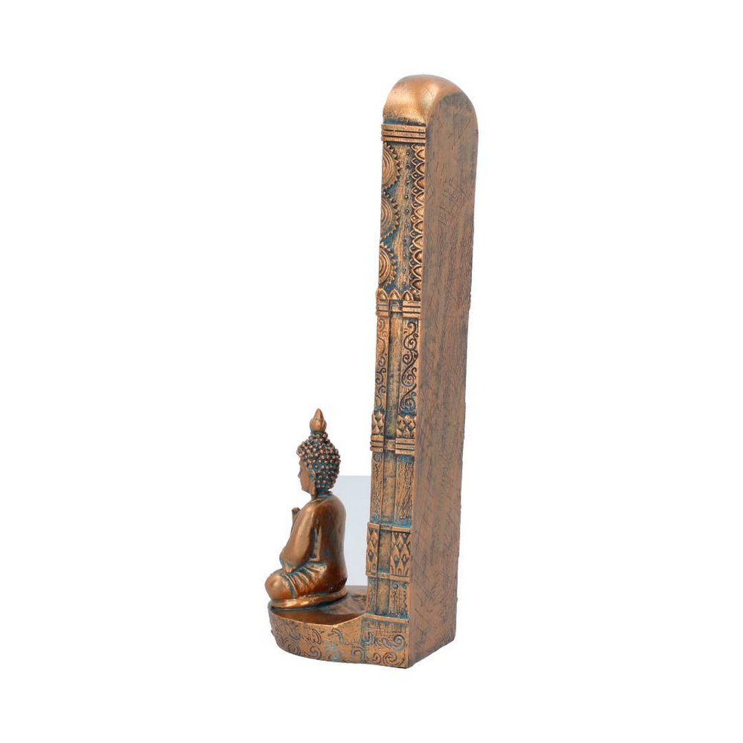 Bronzed Buddha Ascending Chakras Incense Burner 23.5cm U4117M8