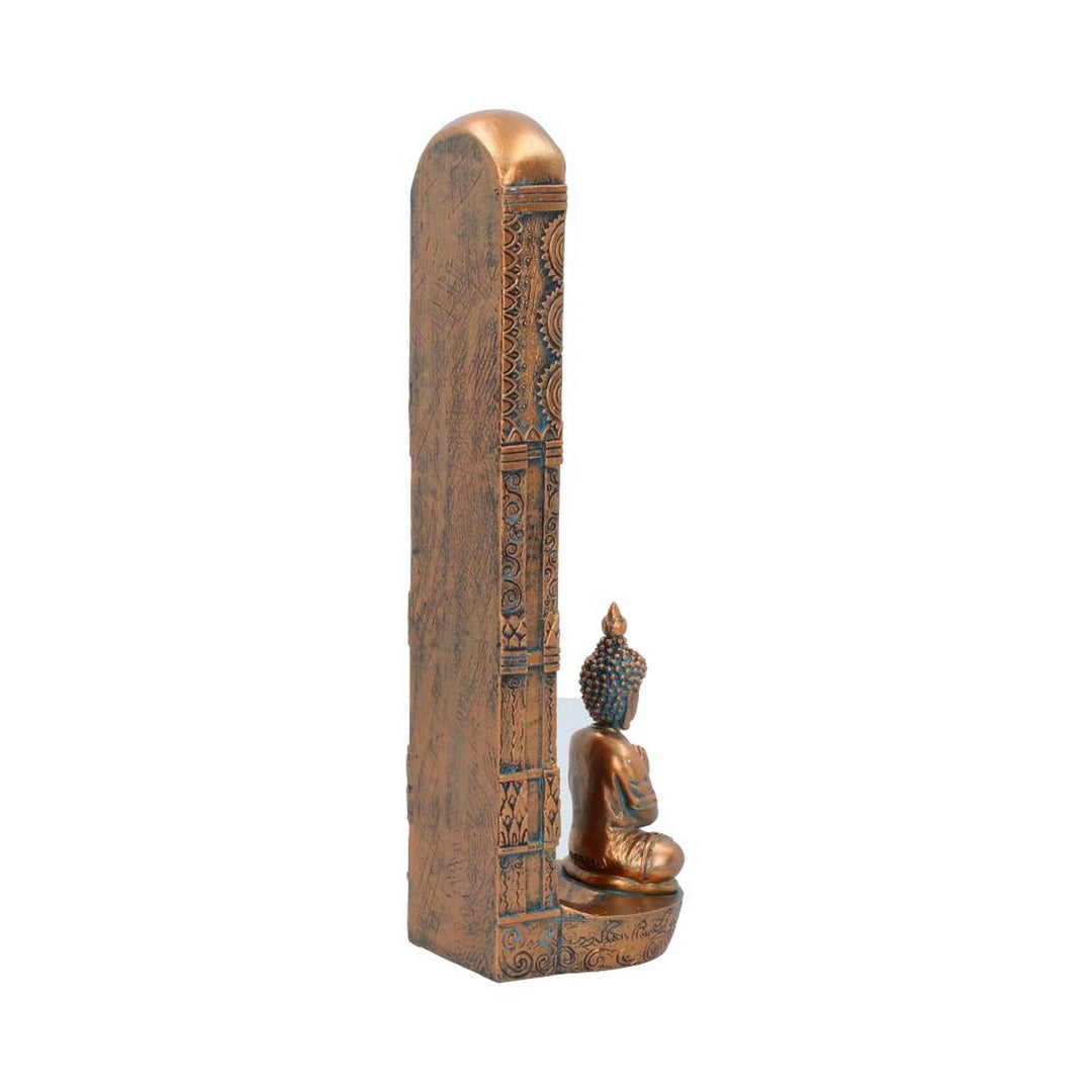 Bronzed Buddha Ascending Chakras Incense Burner 23.5cm U4117M8