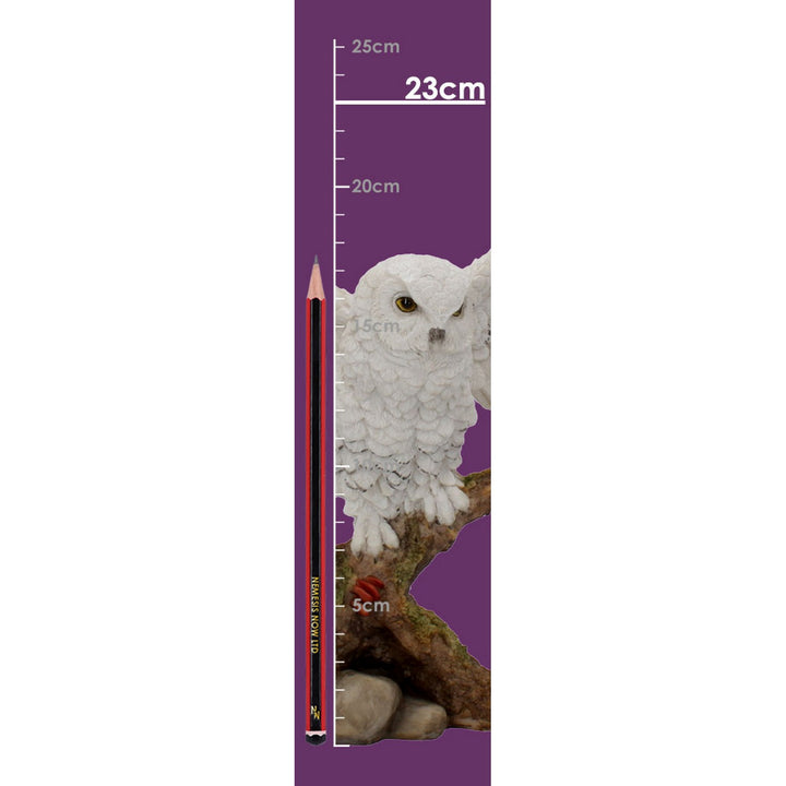 Snowy Rest Beautiful Snowy Owl Figure 38cm U4170M8