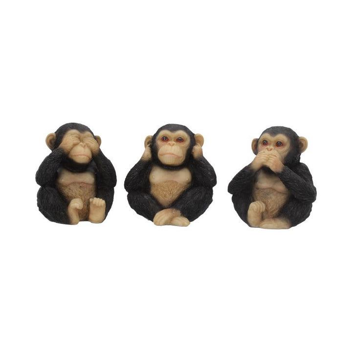 Three Wise Chimps 8cm U4174M8