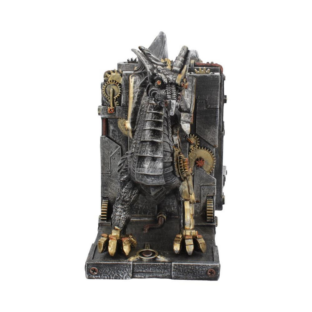 Dracus Machina Steampunk Dragon Bookends 27cm U4189M8