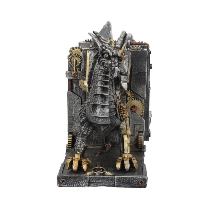 Dracus Machina Steampunk Dragon Bookends 27cm U4189M8