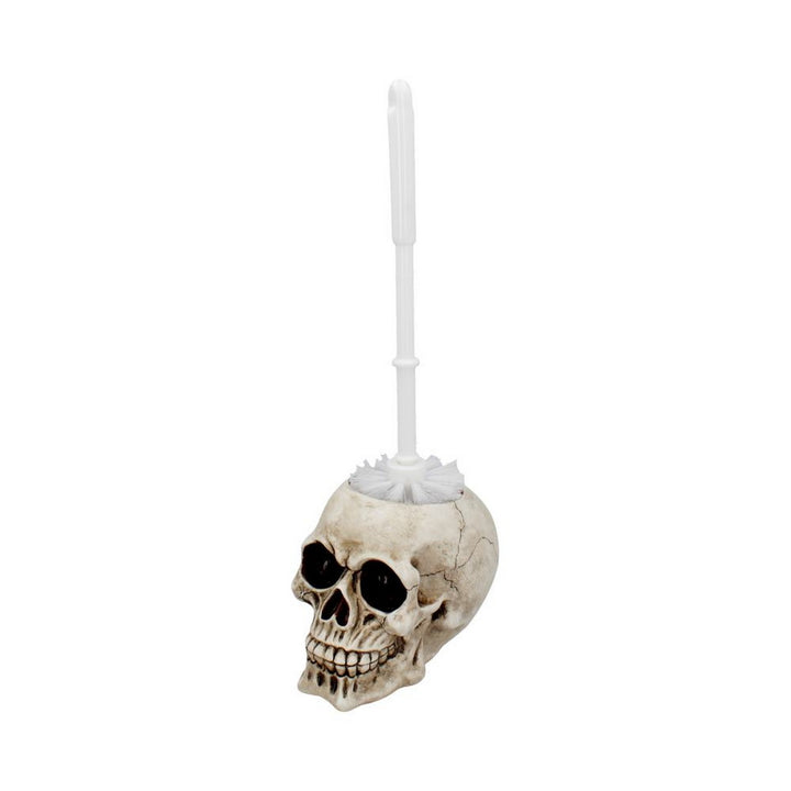 Brush with Death  Skull Toilet Brush Holder 16.4cm U4208M8