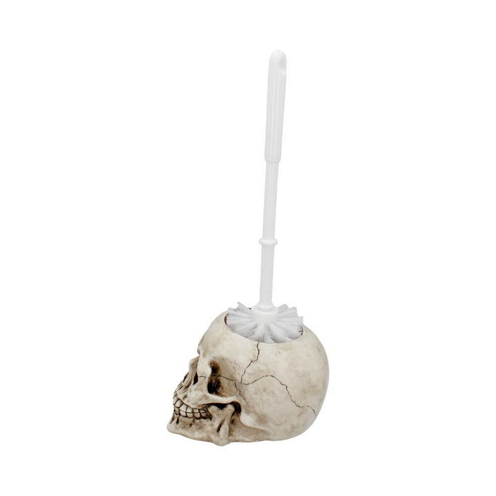 Brush with Death  Skull Toilet Brush Holder 16.4cm U4208M8