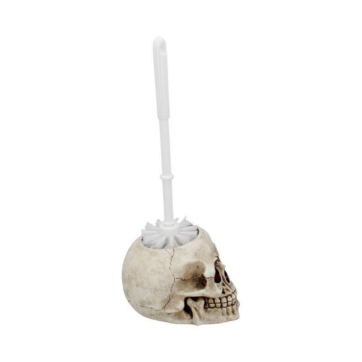 Brush with Death  Skull Toilet Brush Holder 16.4cm U4208M8