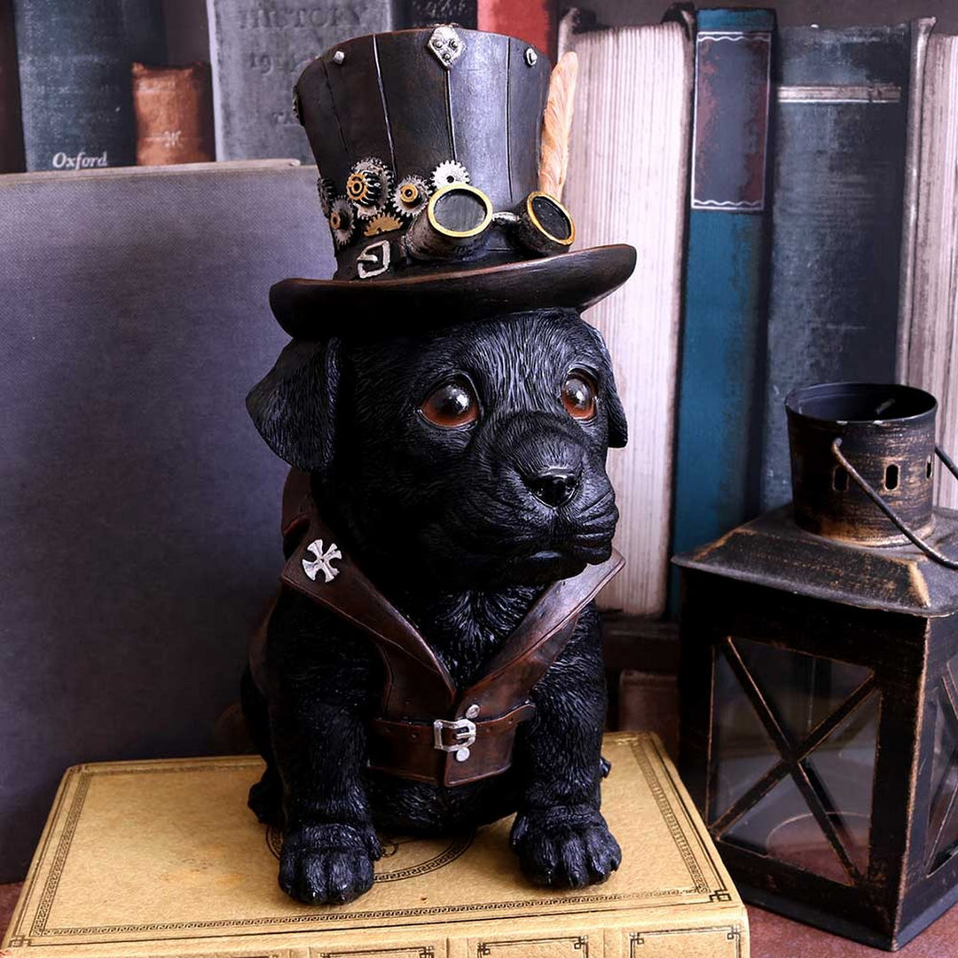 Cogsmiths Adorable Steampunk Dog Figurine 21cm U4460N9